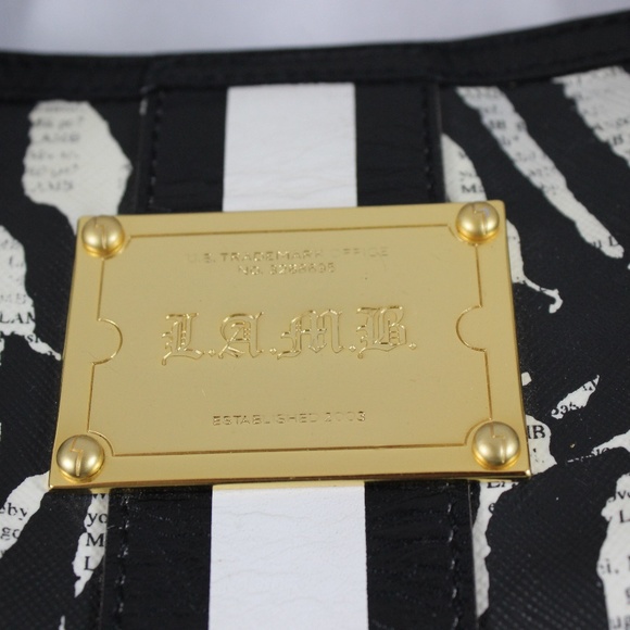 LAMB Gwen Stefani Williamsfield Zebra Purse Bag - Picture 2 of 8